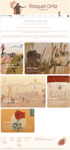 Página web de Raquel Ortiz Art