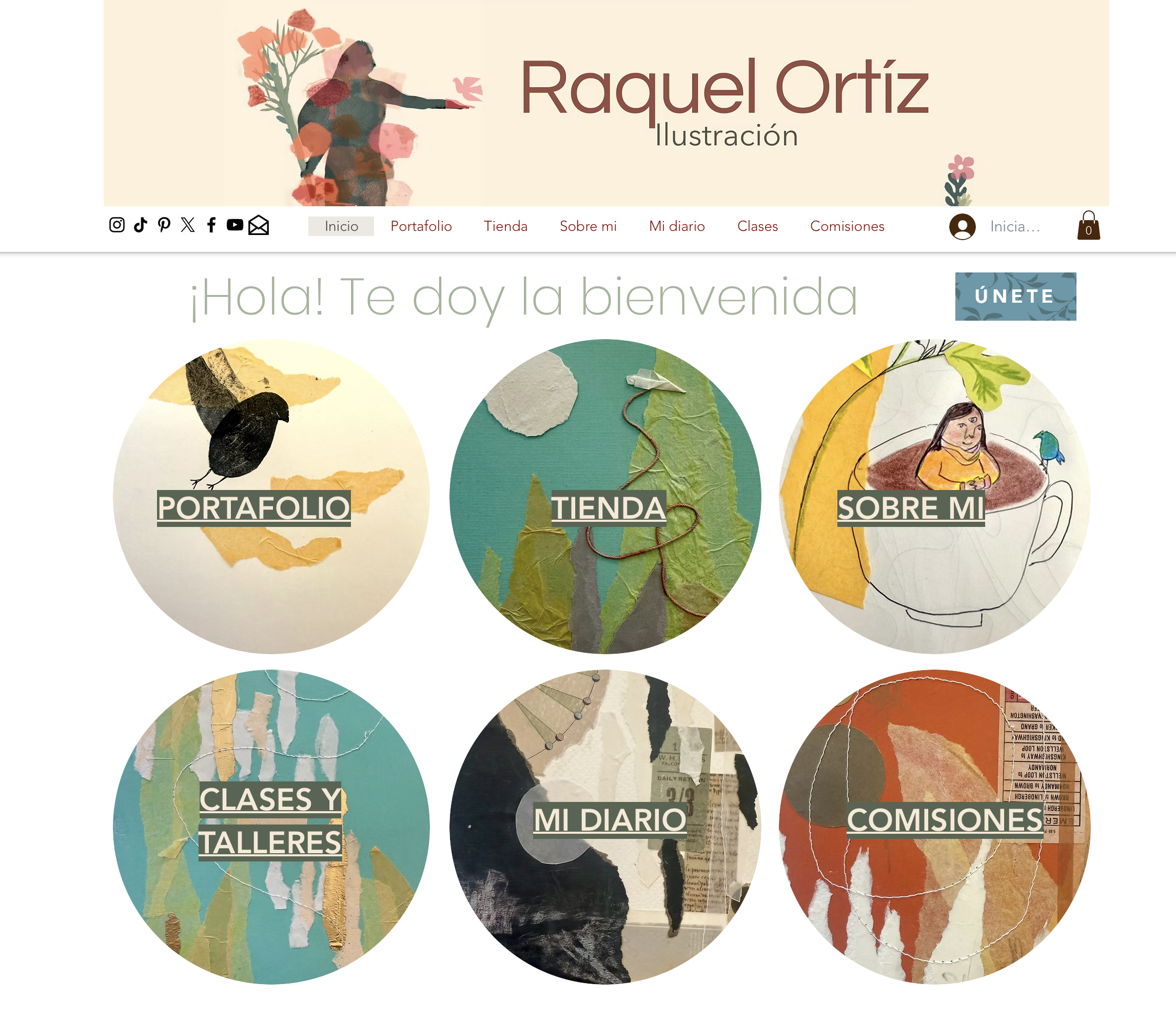 pagina web de ilustrador